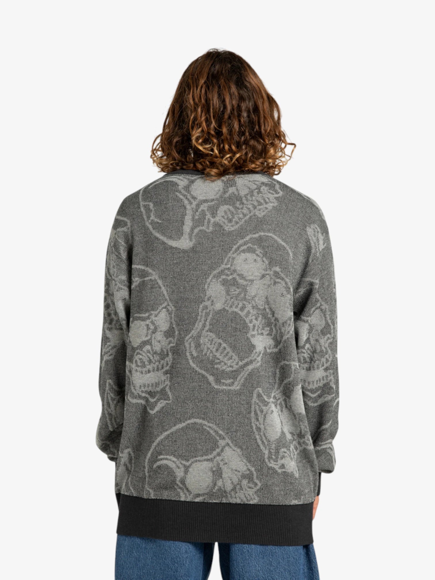 DC Fracture Grey Sweater for Men - Casual Knit Pullover for Winter & Fall Fashion | Cozy & Stylish for Outdoors, Travel & Daily Wear