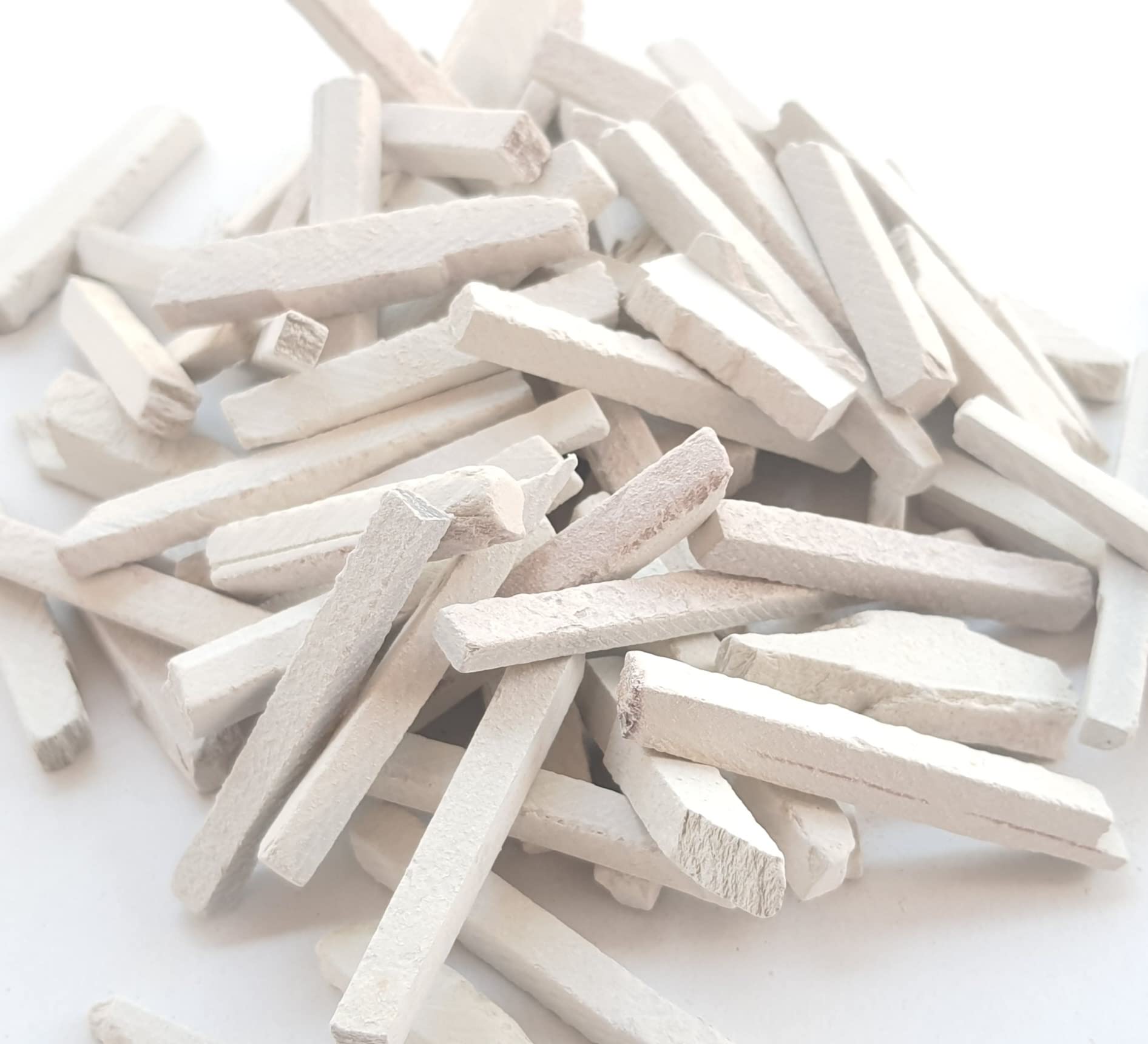 Natural White Slate Chalk Pencils - Thick & Durable (250g) for Kids, Teachers & Artists - Perfect for School, Classroom & Home Use