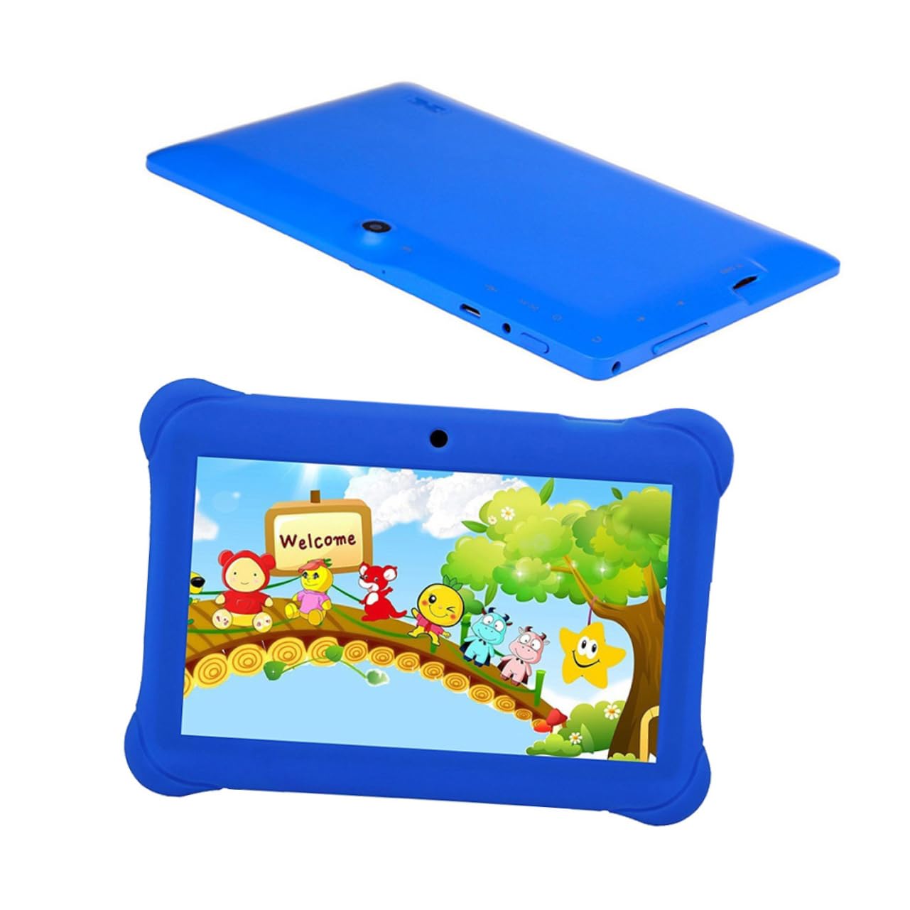 OSALADI 2-Pack Kids Tablet - 8GB Quad-Core Android WiFi Learning Tablet for Children with Parental Controls | Perfect for Homeschooling, Travel & Educational Games