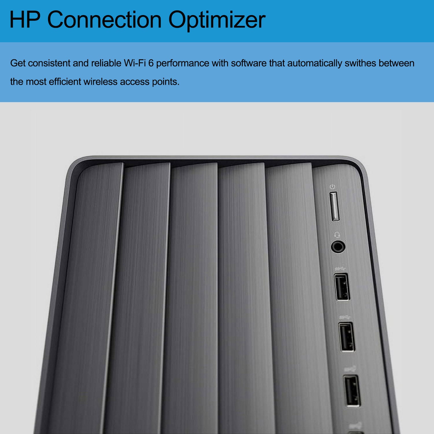 HP Envy TE01-4000 Tower Desktop PC - Intel Core i7-13700 Processor, 8GB DDR4 RAM, 512GB PCIe M.2 SSD, Intel UHD Graphics, WiFi 6, Windows 11 Home (Black) - Perfect for Home Office, Gaming & Creative Work