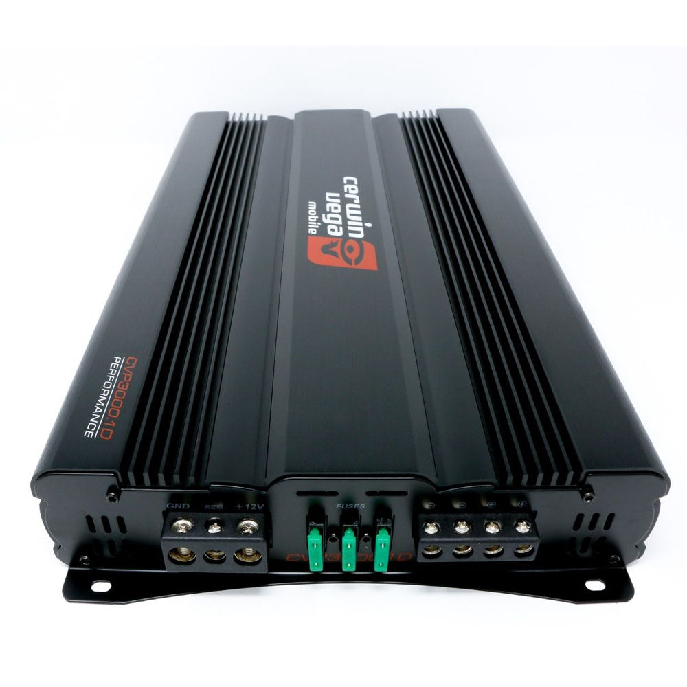 Cerwin Vega CVP3000.1D CVP Series 1 Channel Car Amplifier - 3000W Max Power, Mono Block, Class D (Certified Refurbished) | Perfect for Car Audio Systems, Bass Boost & Subwoofer Installation