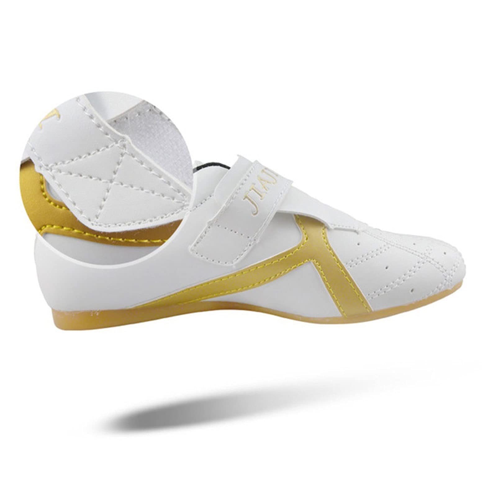 Lightweight Taekwondo Shoes for Men & Women - Breathable Martial Arts Shoes for Boxing, Kung Fu & Taichi - White Training Shoes (Size 39 EU) - Perfect for Dojo Practice, Competition & Fitness Training