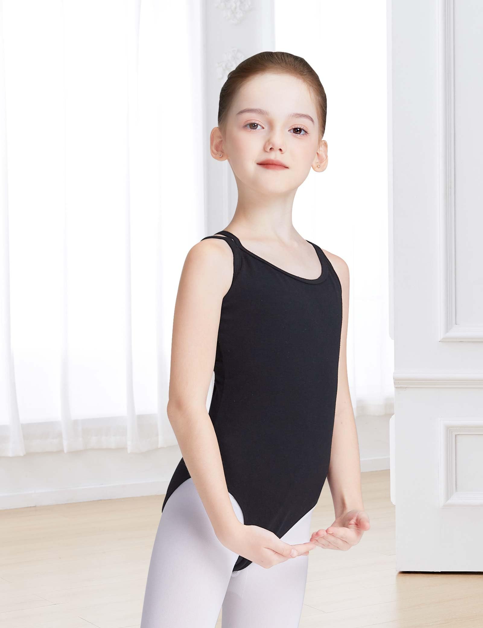 Daydance Toddler Girls Ballet Leotard - Double Breast Dance Bodysuit for Kids Ages 2-6 | Perfect for Ballet Classes, Dance Recitals & Gymnastics Practice