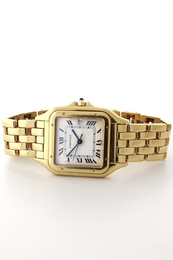 Cartier Panthère de Cartier 18K Yellow Gold Diamond Watch W25014B9 - Luxury Women's Date XL Timepiece for Special Occasions & Gifting
