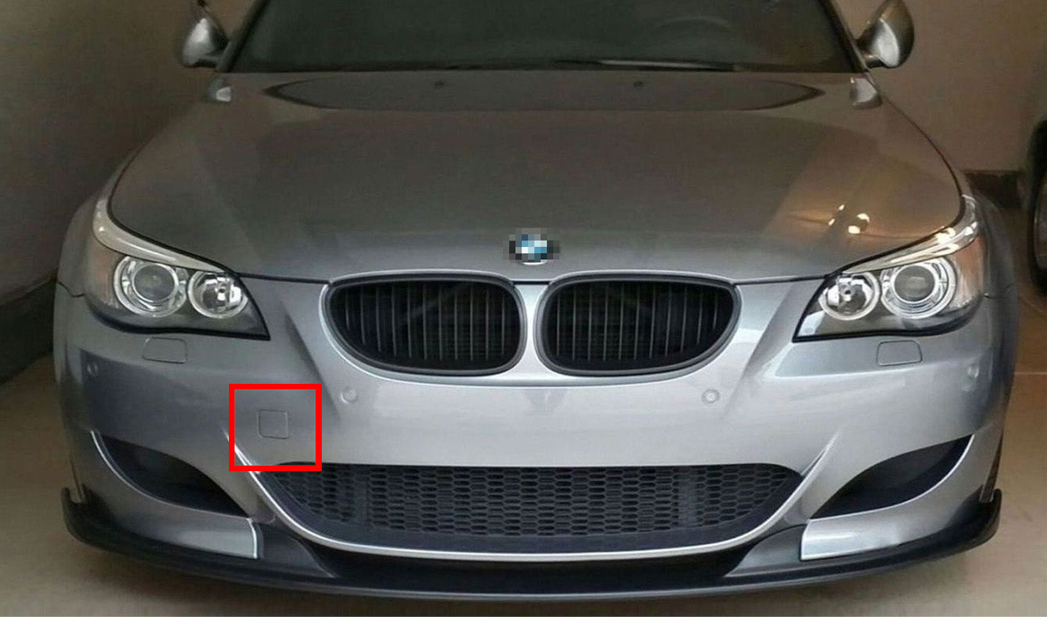 BMW E60 E61 5 Series & X3 Front Bumper Tow Hook Cover (2004-2010) - OEM Style Replacement for Pre-LCI Models - Perfect for Car Detailing & Off-Road Protection
