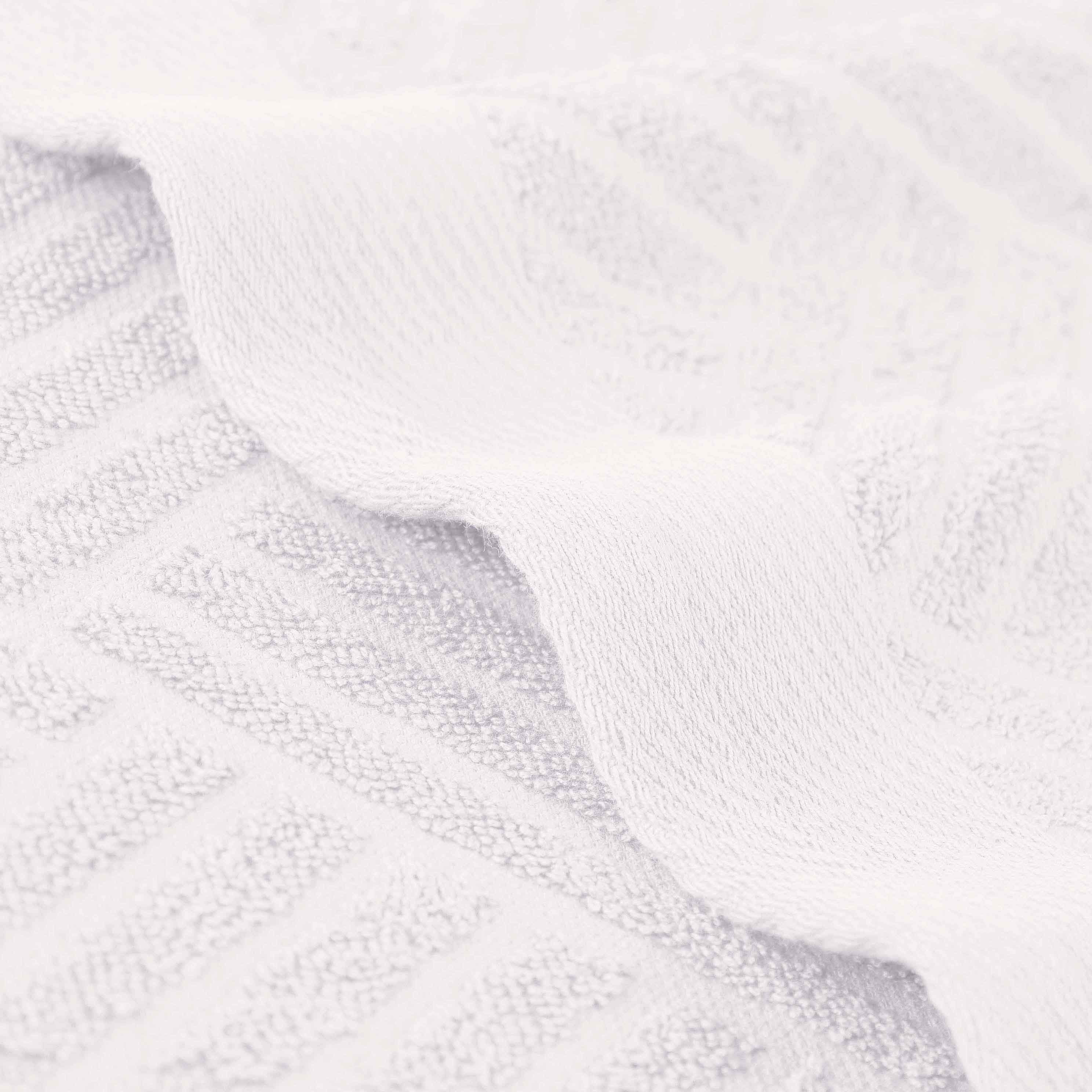 Luxury 6-Piece Egyptian Cotton Towel Set - Basketweave Jacquard & Solid Design - Ultra Soft & Absorbent Bath Towels for Spa, Hotel, or Home Use