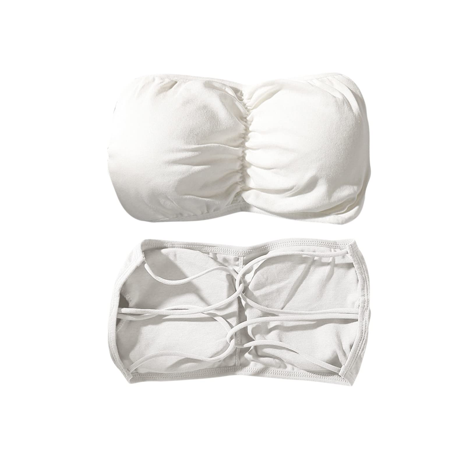 Wireless Strapless Bras for Women - Seamless Padded Full Coverage Bra - Comfortable No-Slip Design for Weddings, Evening Dresses & Everyday Wear