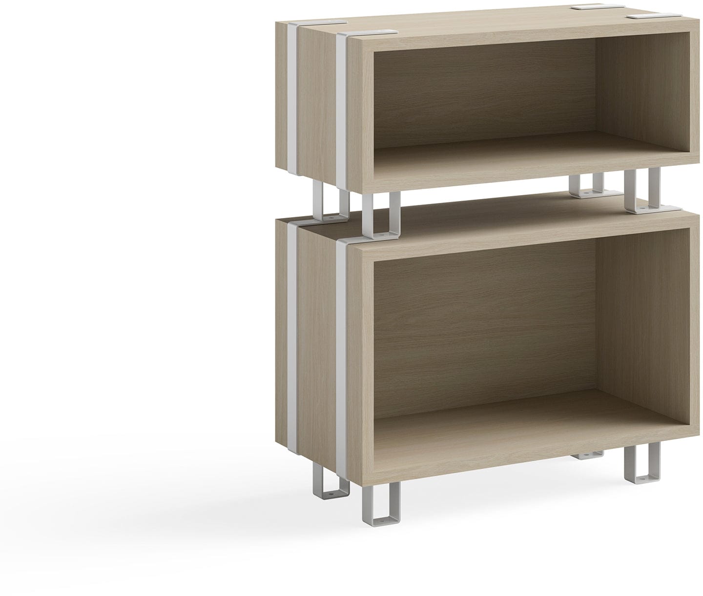 Safco Ready™ Home Office Stackable Storage Organizer - 12.25 Inch Height (5510WHNA) - Perfect for Desk Organization & Small Space Storage Solutions