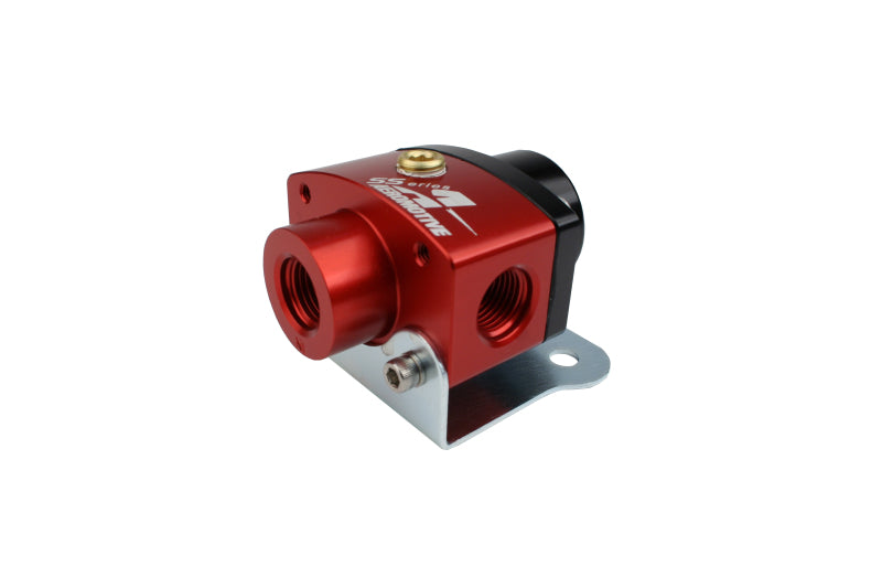 Aeromotive Adjustable Fuel Pressure Regulator - Billet 2 Port AN 6 for Carbureted Engines - Perfect for High-Performance Racing & Classic Car Restoration Projects