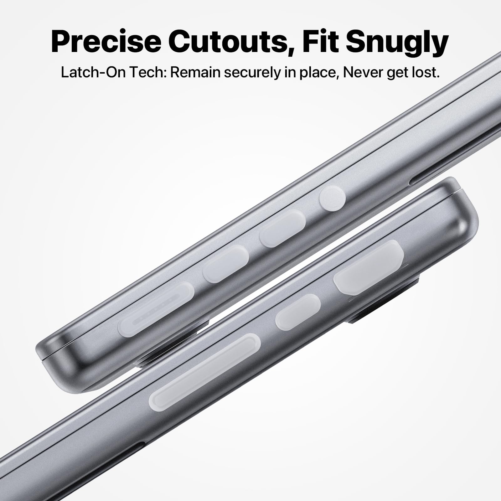 Premium Anti-Dust Port Plugs for MacBook Air 13.6