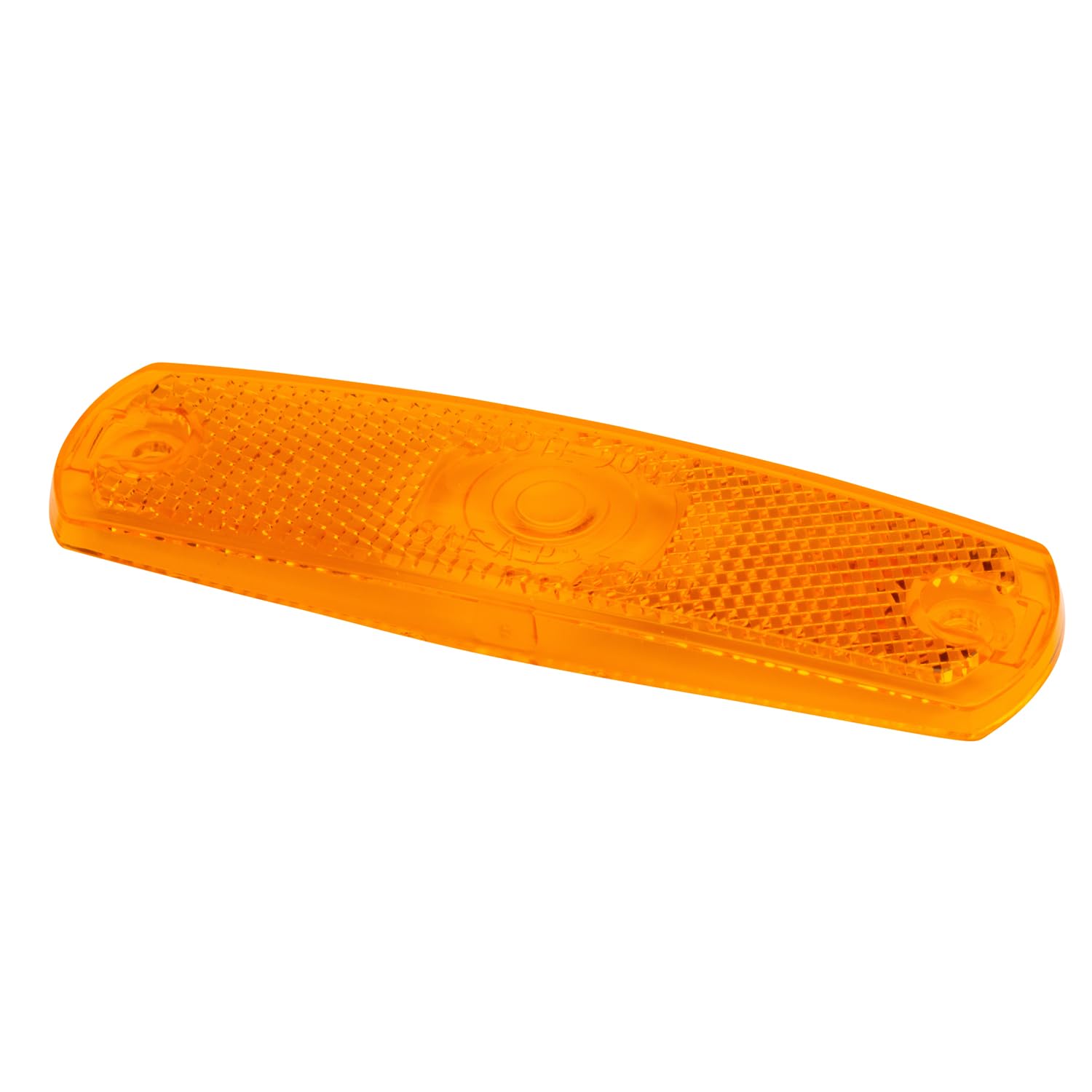 90073 Yellow Clearance Marker Replacement Lenses with Built-in Reflector - High Visibility Safety Lights for Trucks, Trailers & Construction Vehicles - Durable DOT Approved Replacement Parts for Road Safety