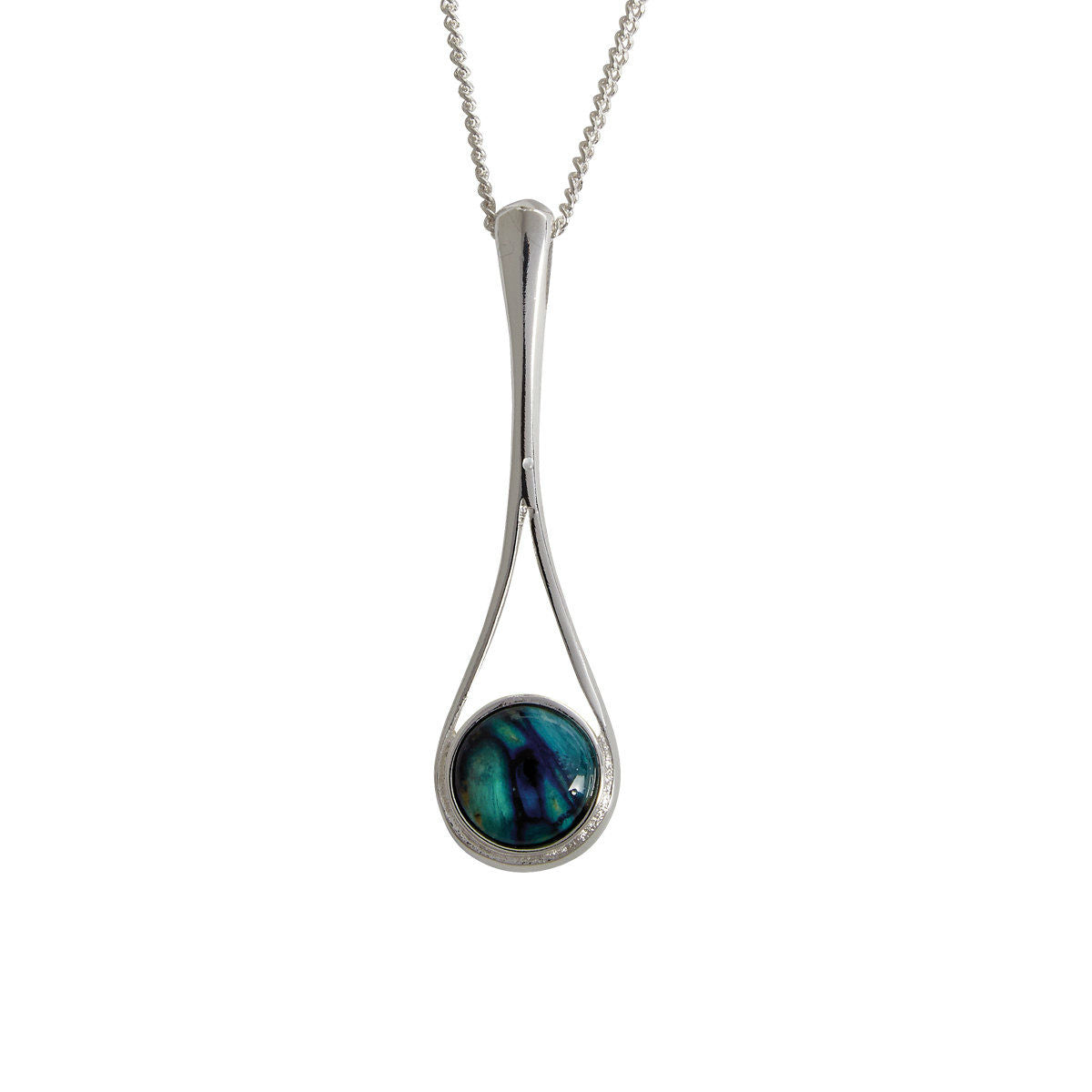 Heathergems Braon Long Pendant - Handcrafted Gemstone Necklace for Women, Elegant Jewelry Gift for Her | Perfect for Weddings, Parties & Special Occasions