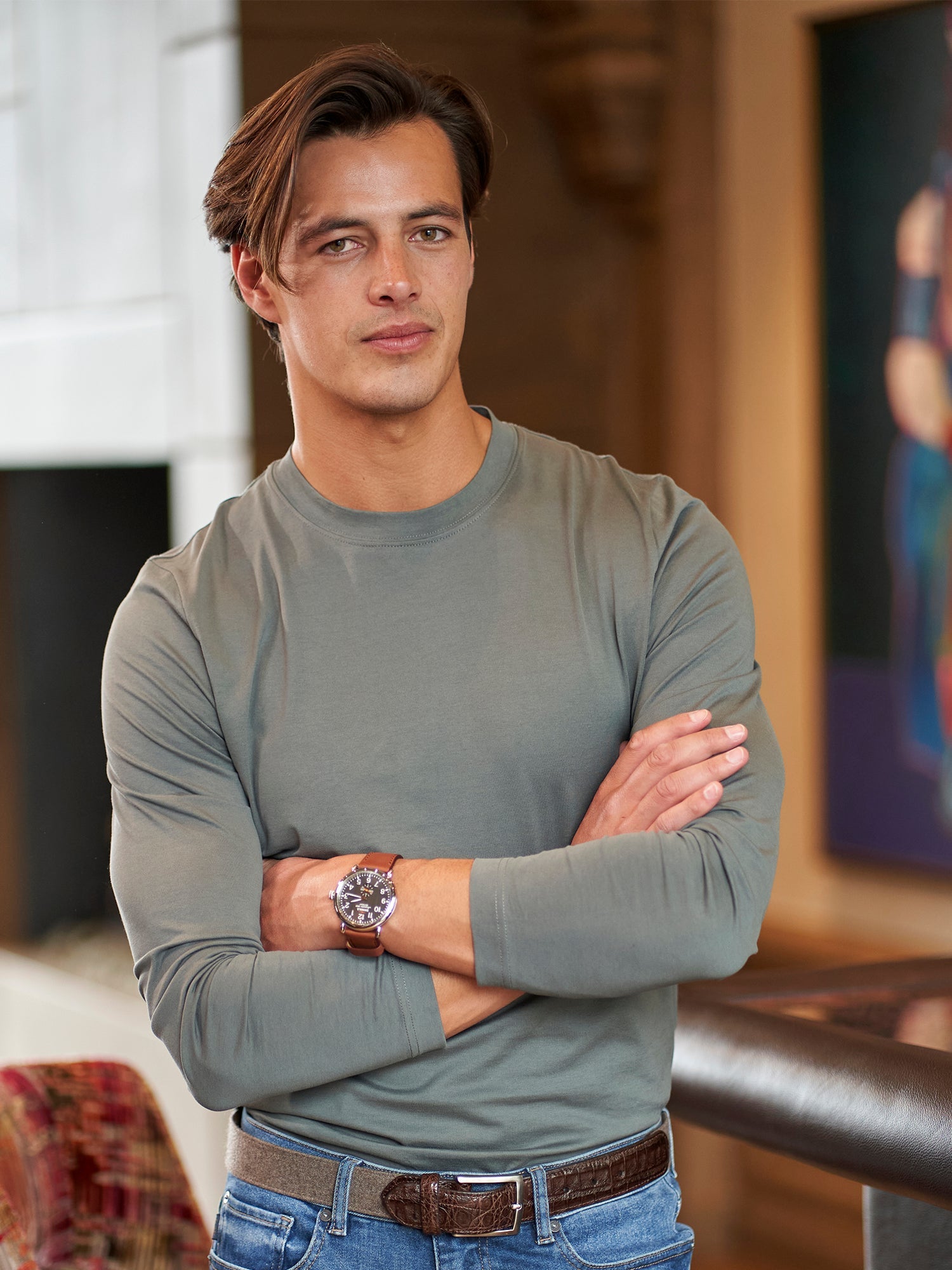 Premium Cotton Button-Down Shirt for Men - Soft Breathable Comfort Fit - Perfect for Casual Wear, Office & Outdoor Activities