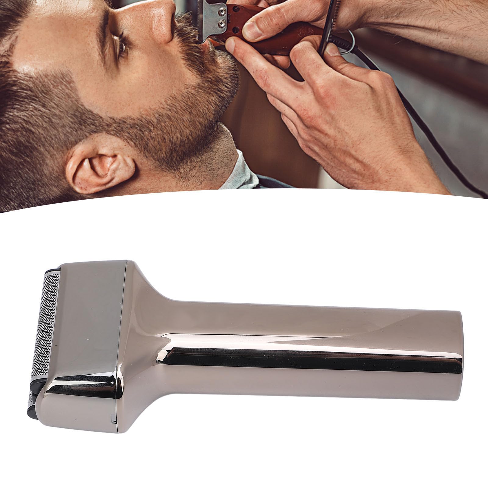 Premium USB-C Rechargeable Electric Razor for Men - Digital Display, Dual Blade System - Portable Travel Trimmer for Face & Beard Grooming - Perfect for Home, Office, Car & Travel Use