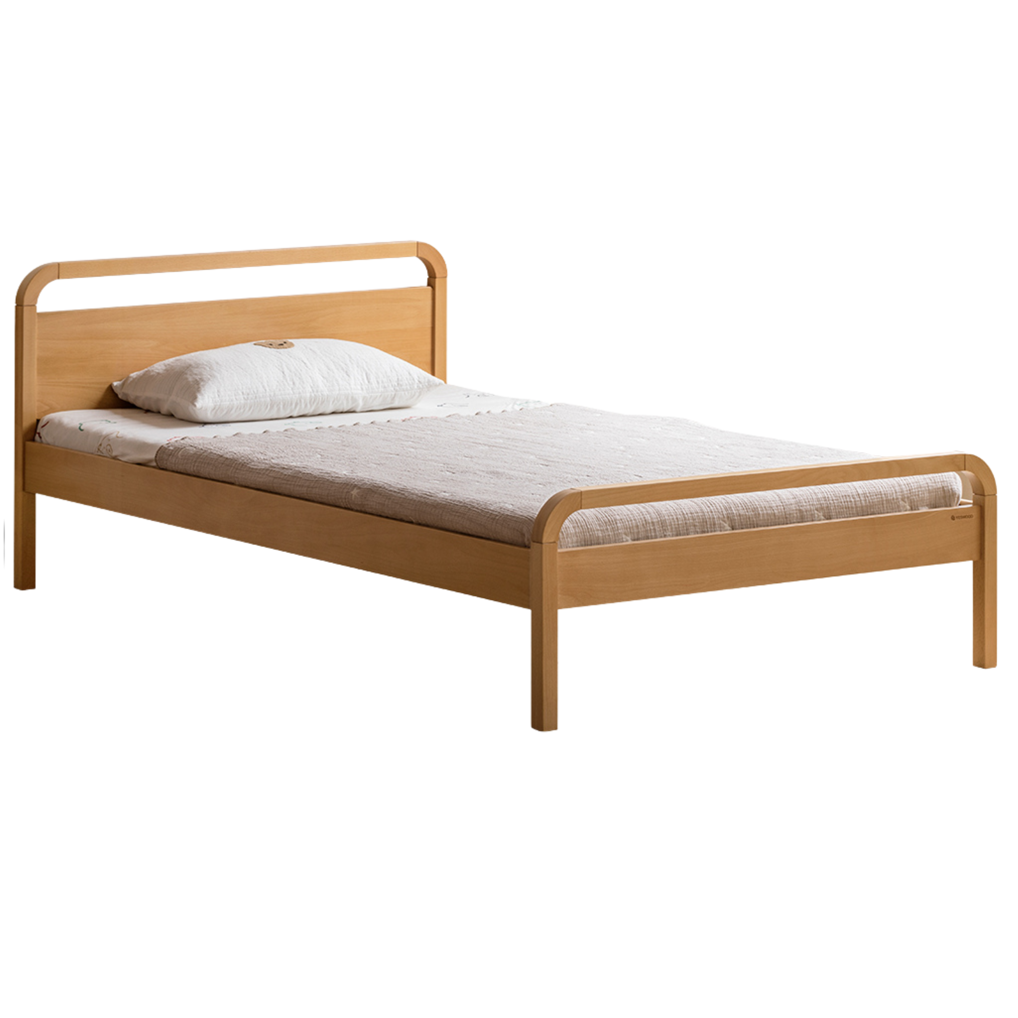 Natural Wood Color Separate children bed