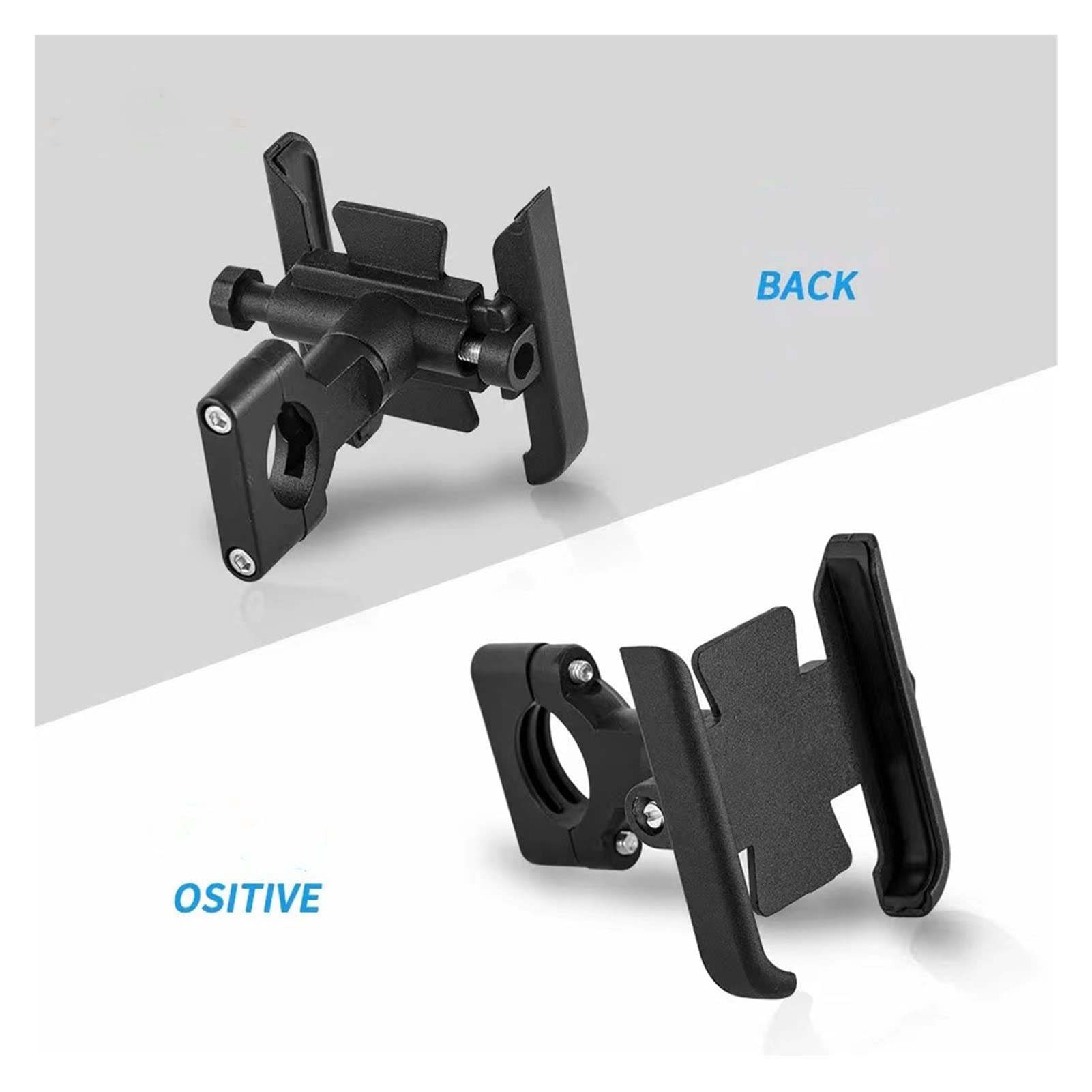 Honda Goldwing 1800 Motorcycle Phone Mount - Universal Handlebar Phone Holder Bracket for GPS & Smartphones - Black Mirror Mount Accessory - Perfect for Navigation & Riding Safety