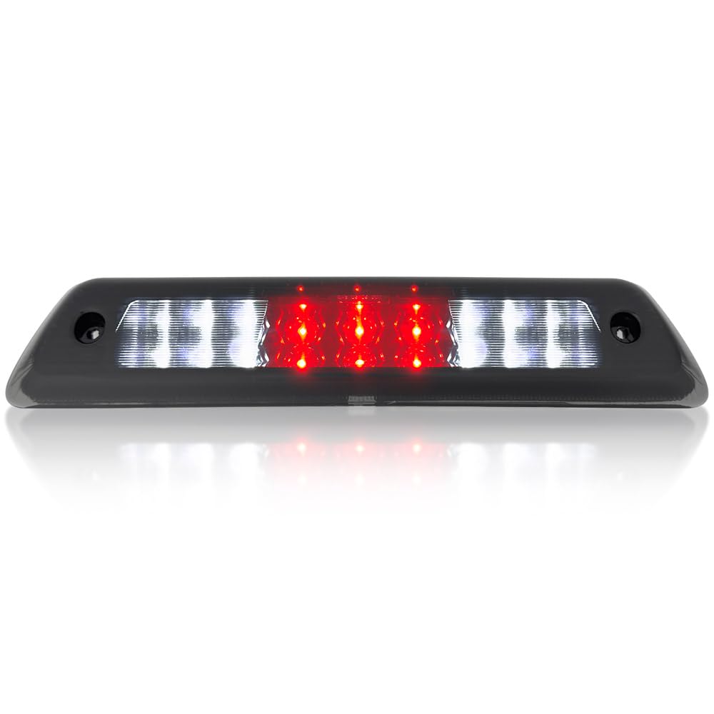 RECON Smoked Black LED 3rd Brake Light Kit with White Cargo Lights - Compatible with 2009-2014 Ford F150 | Durable & Stylish Upgrade for Truck Lighting | Perfect for Night Driving & Enhanced Visibility