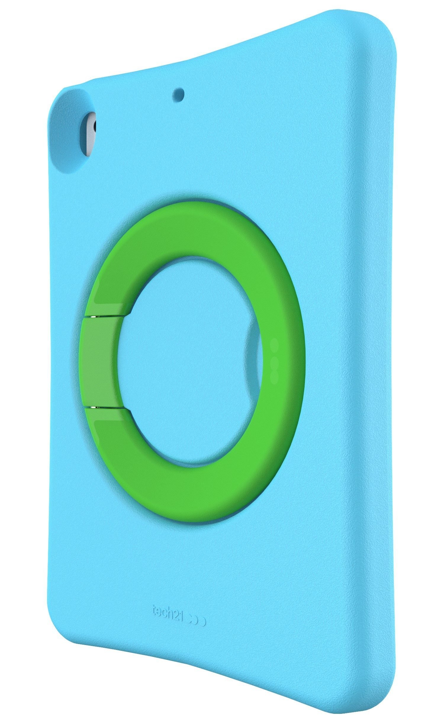 Evo Play Protective Case for iPad Air 2 - Shockproof Kids Tablet Cover with Handle, Blue & Green Design - Perfect for School, Travel & Home Learning