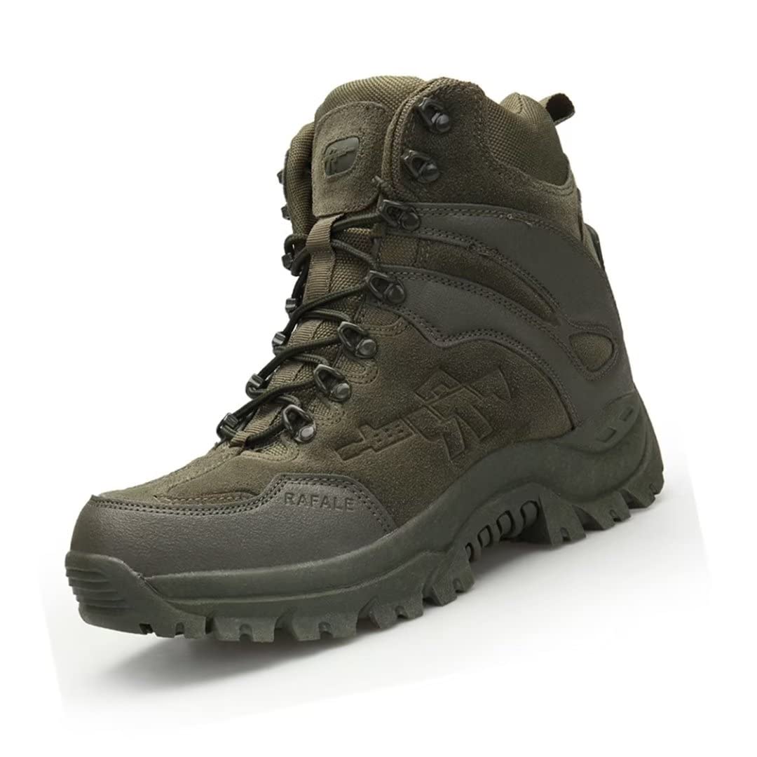 Men's Tactical Boots - Waterproof Lightweight Hiking Work Boots for Outdoor Activities, Durable Military Combat Boots for Hiking, Hunting & Work - Perfect for Camping, Construction & Tactical Training