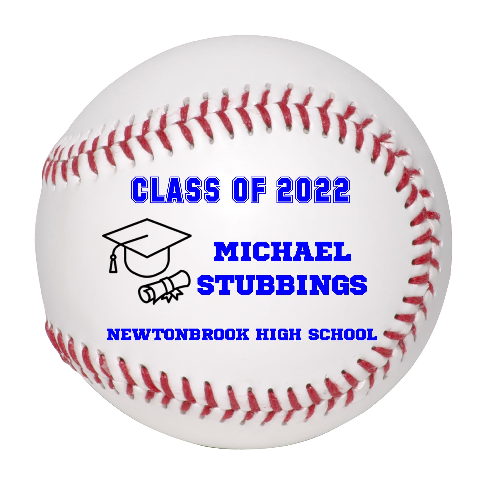Custom Personalized 2025 Graduation Baseball - High School Graduation Gift for Boys & Girls - Class of 2025 Commemorative Keepsake - Perfect for Graduation Parties & Memory Boxes