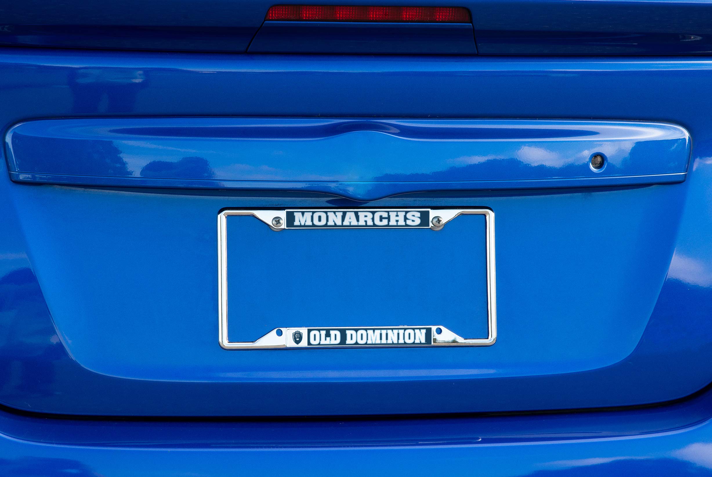 ODU Monarchs Desert Cactus Metal License Plate Frame - Old Dominion University Car Accessories for Front or Rear Bumper - Perfect for Alumni, Students & Fans - Show School Spirit on Your Vehicle