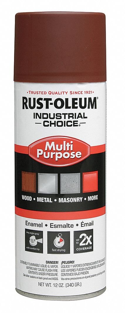 Red Spray Primer - 12 oz for Automotive, Metal & Wood Projects | High Coverage, Fast Drying, Rust Resistant