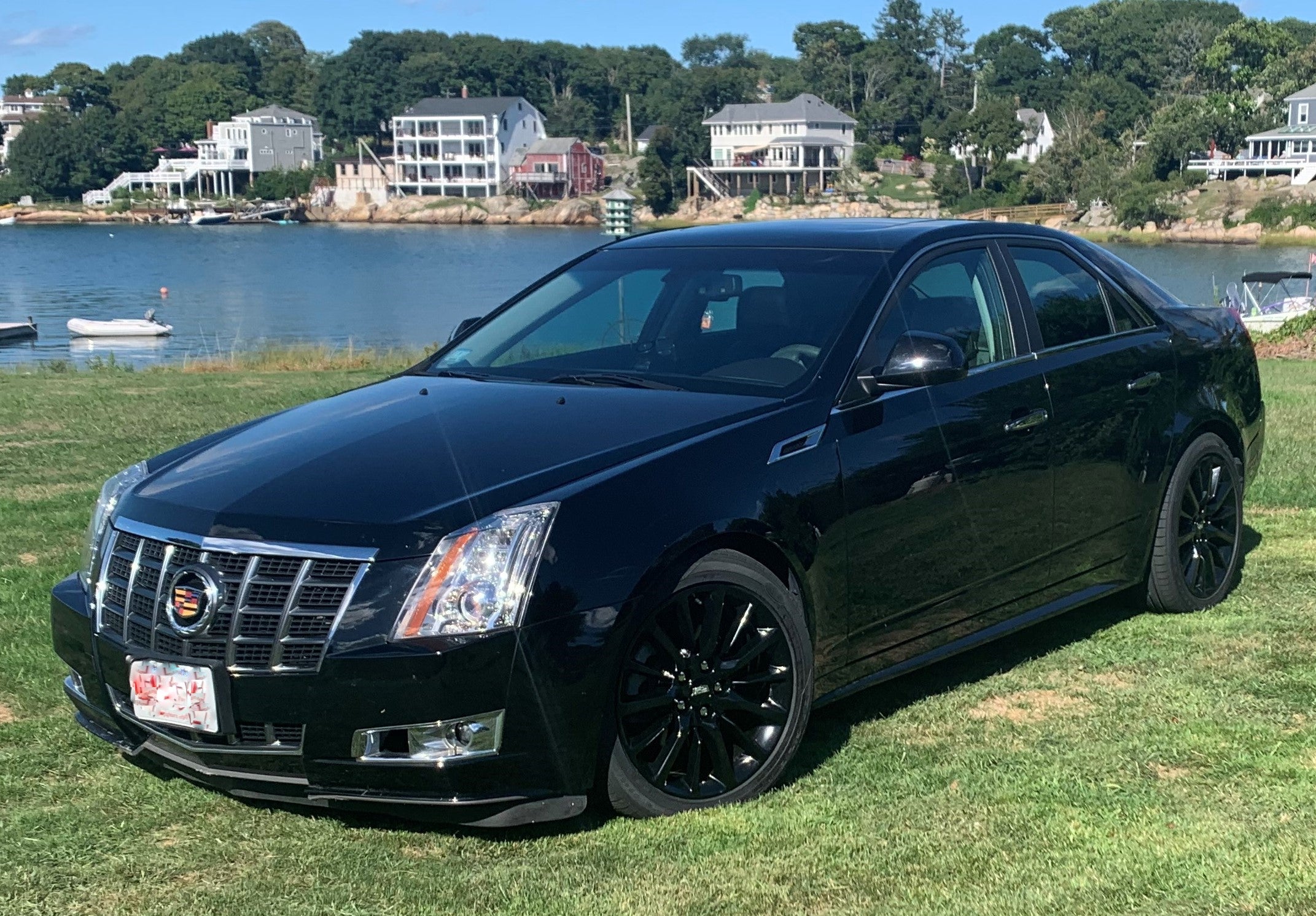 18x8.5 & 18x9.5 Gloss Black OEM Wheels Rims for Cadillac CTS V (4717 4719) - Perfect for Performance Upgrades & Custom Car Styling