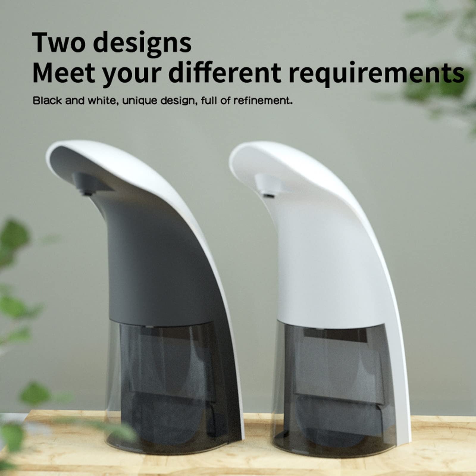 Premium 330ml Automatic Touchless Soap Dispenser - Battery Operated, Hands-Free for Bathroom, Kitchen, Hotel & Restaurant - Hygienic & Convenient (Black) - Ideal for Home, Office, and Public Spaces
