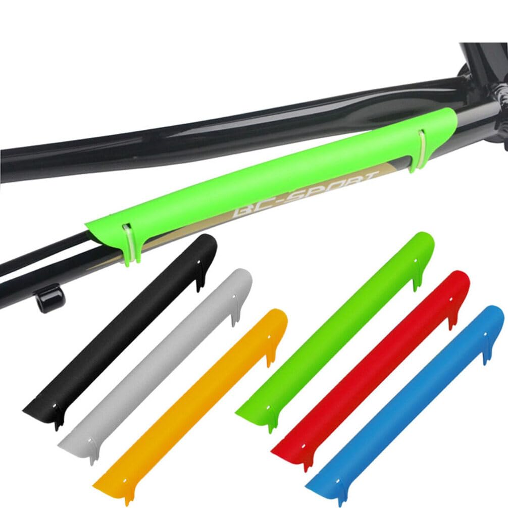 BESPORTBLE MTB Chain Stay Protector - Durable Bike Chain Guard & Frame Sticker for Mountain Bikes (Green) - Prevent Scratches & Damage on Down Tube During Cycling & Off-Road Adventures