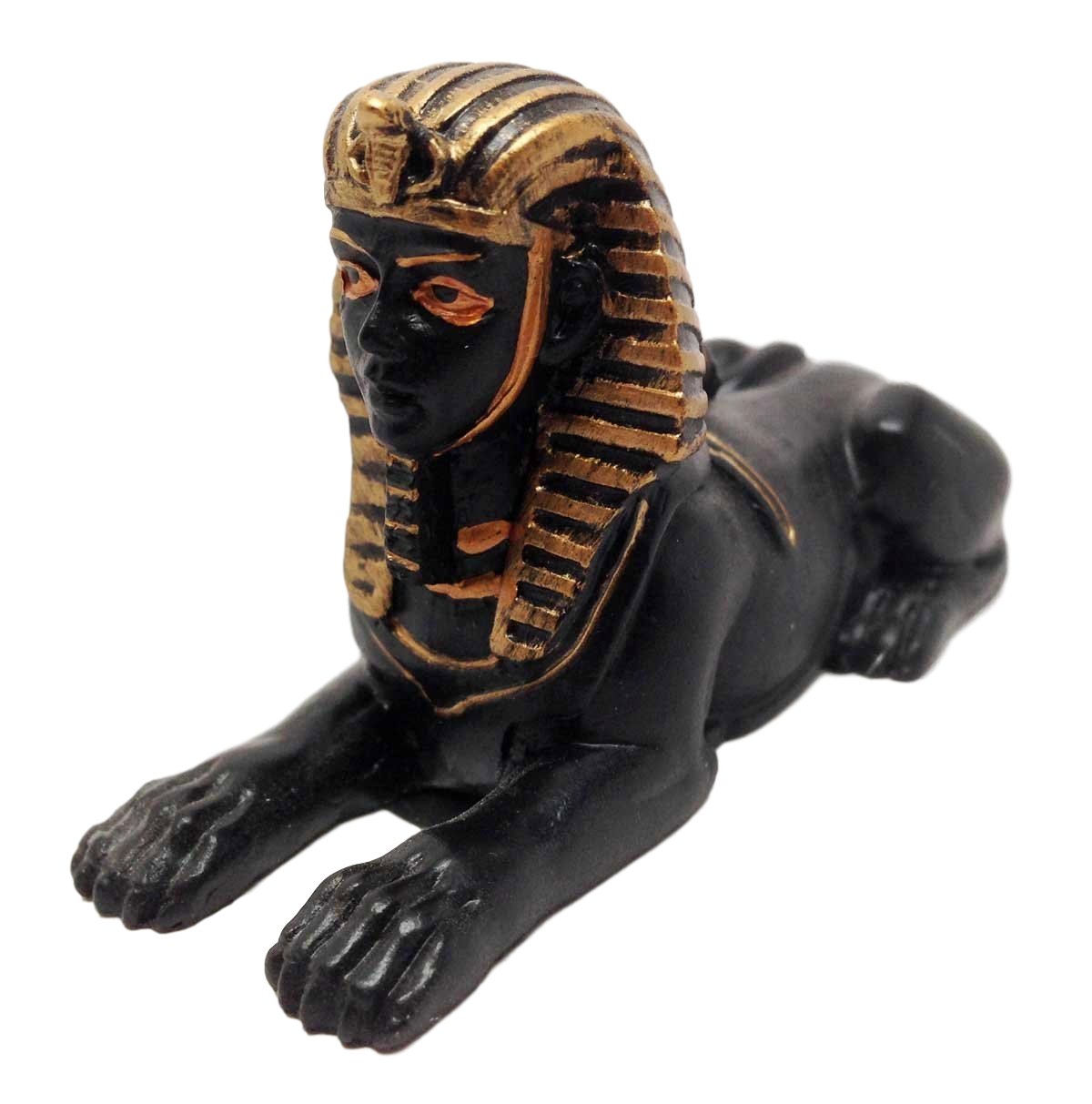 Egyptian Androsphinx Statue - Mini Pyramid Guardian for Home Decor & Gifts