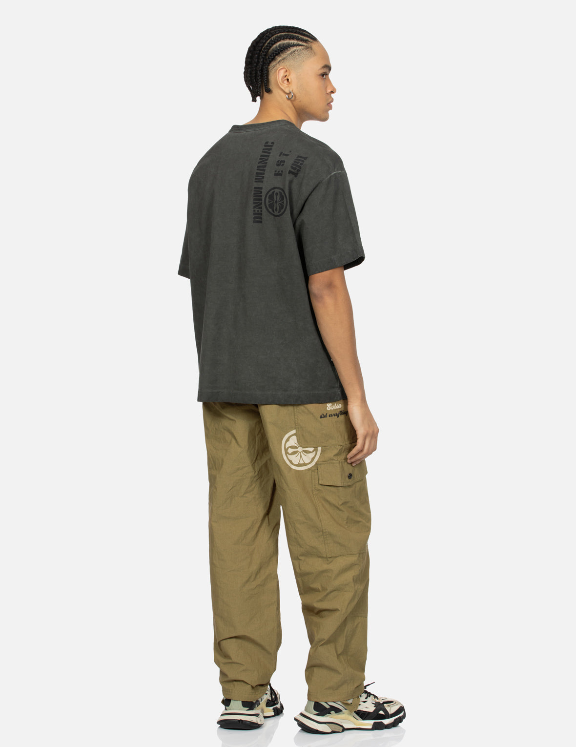 Asymmetric Multi-Pocket Loose Fit Cargo Pants for Men - Comfortable Tactical Work Pants for Hiking, Travel & Outdoor Activities