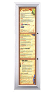 8.5 x 14 Enclosed Indoor Menu Holders - Premium Portrait Menu Display Cases for Restaurants, Cafes & Hotels - Perfect for Tabletop, Counter & Wall Mounting