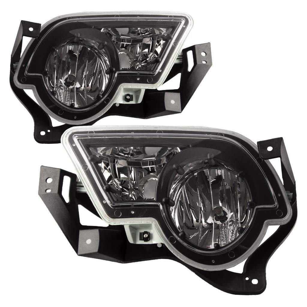 2002-2006 Chevy Avalanche 1500 Fog Light Kit - DOT Certified Pair with Bulbs (Driver & Passenger Side) | GM2592141, GM2593141 | 15040361, 15040362 | Perfect for Night Driving & Off-Road Adventures