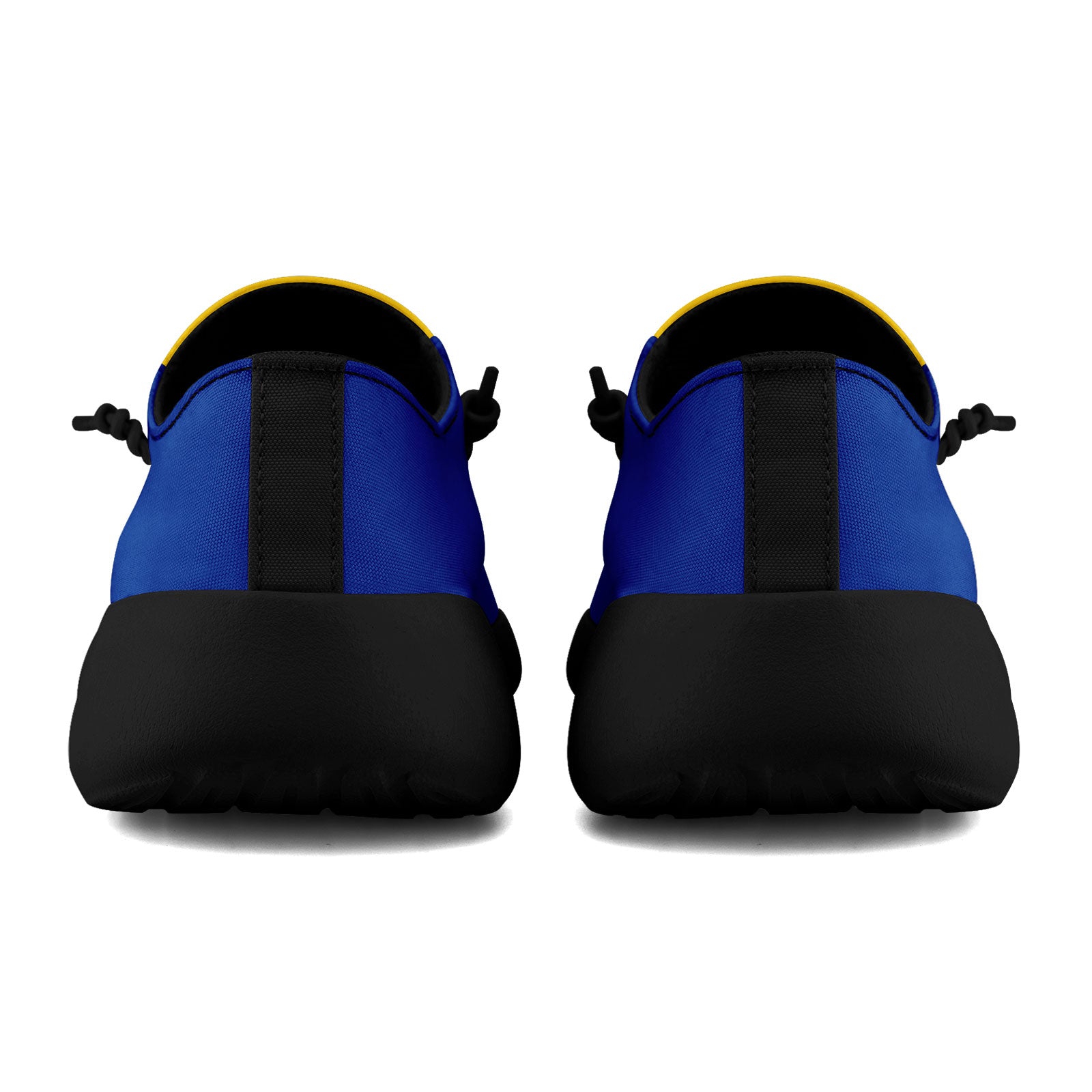 Custom Los Angeles Blue & Yellow Personalized Sneakers - Unisex High-Top Fashion Shoes for Men & Women (Style FN018 D020278, Size 15) - Perfect for Streetwear, Casual Outfits & Sneakerhead Collections