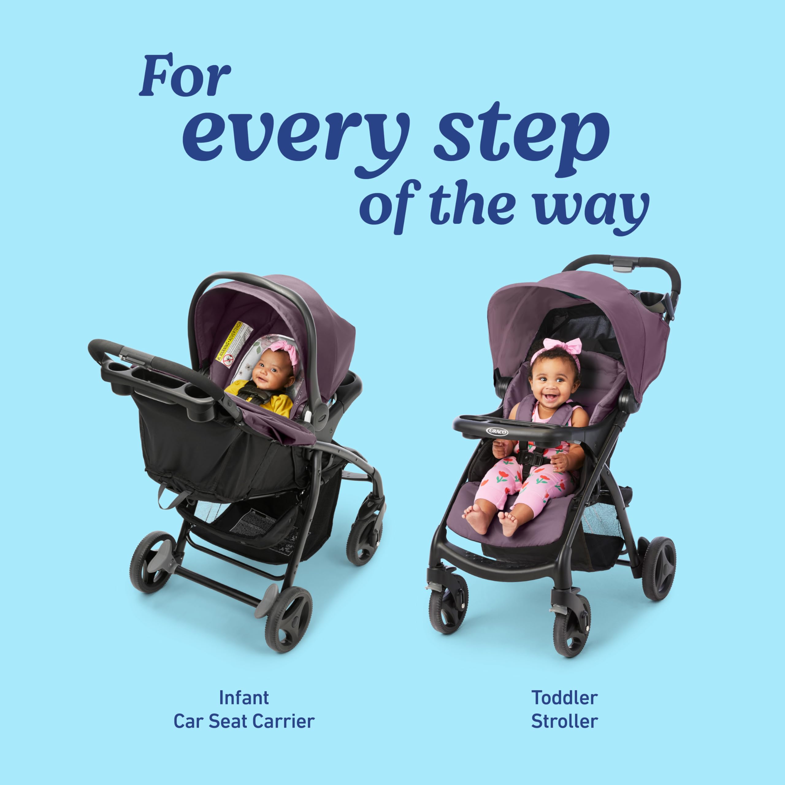 Graco Verb Travel System with Stroller & SnugRide 30 Infant Car Seat - Lightweight Baby Stroller & Car Seat Combo for Newborns | Perfect for Travel, Shopping & Daily Outings