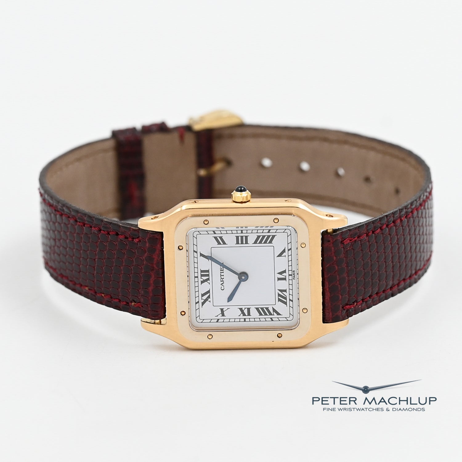 Cartier Santos Dumont Ultra Thin Luxury Watch - Gold & Steel Two-Tone for Men | Elegant Dress Watch for Business & Formal Occasions