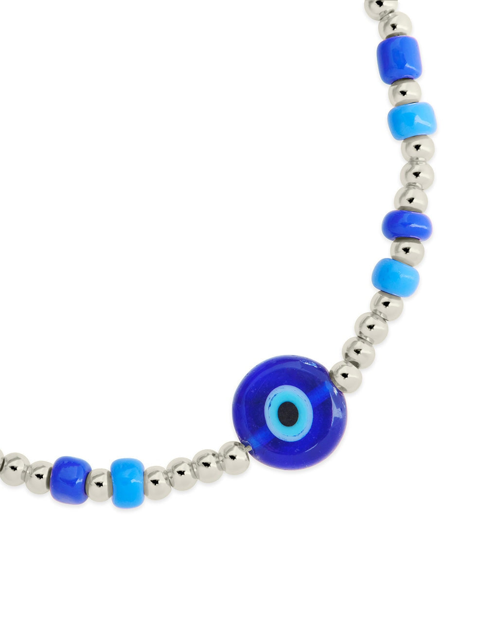 Evil Eye Bead Bracelet for Women - Sibyl Enamel Protection Jewelry for Good Luck & Positive Energy | Perfect for Gifts, Meditation & Everyday Wear