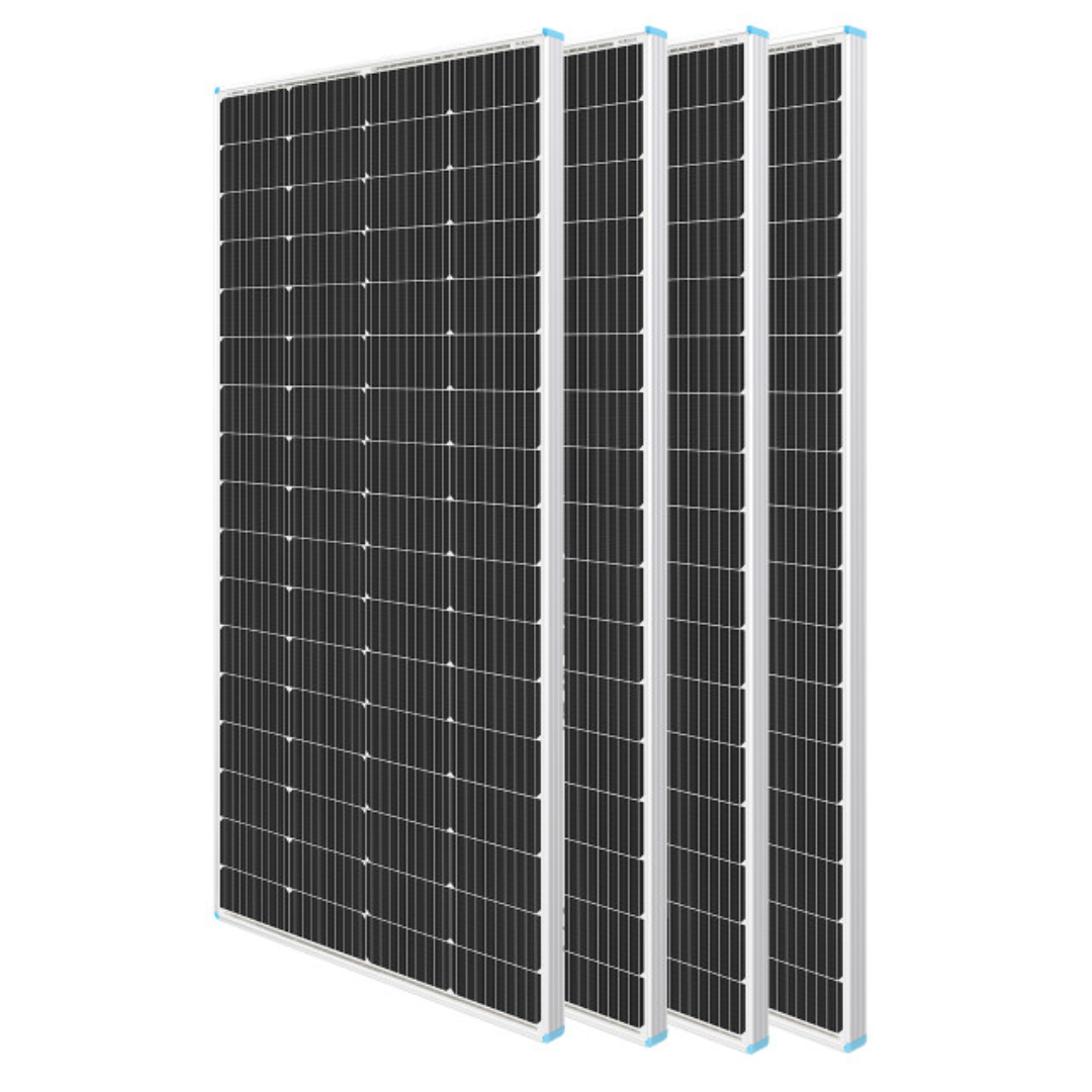 Renogy 200 Watt 12 Volt Monocrystalline Solar Panel for RV, Boat, Off-Grid Power - High Efficiency Portable Solar Charging Kit for Camping, Home Backup & Outdoor Adventures