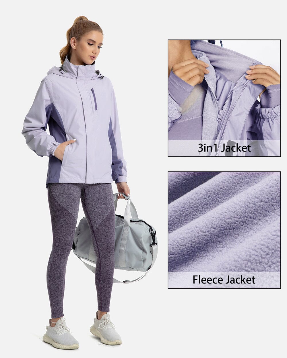 Lightweight Full Zip Running Jacket for Men & Women - Breathable Track Jacket for Jogging, Gym & Outdoor Sports - 20113
