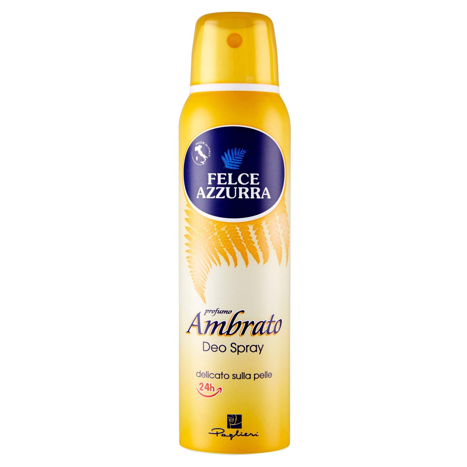Blue Fern Deodorant Spray with Amber Scent - 150ml | Long-Lasting Fragrance for Women & Men | Perfect for Gym, Work & Daily Freshness