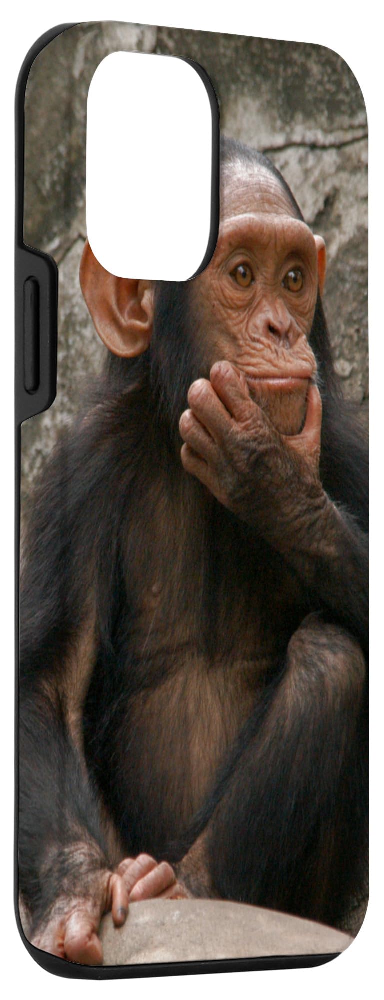 iPhone 12 Mini Cute Chimpanzee Animal Phone Case - Durable Protective Cover for Everyday Use & Perfect Gift for Animal Lovers