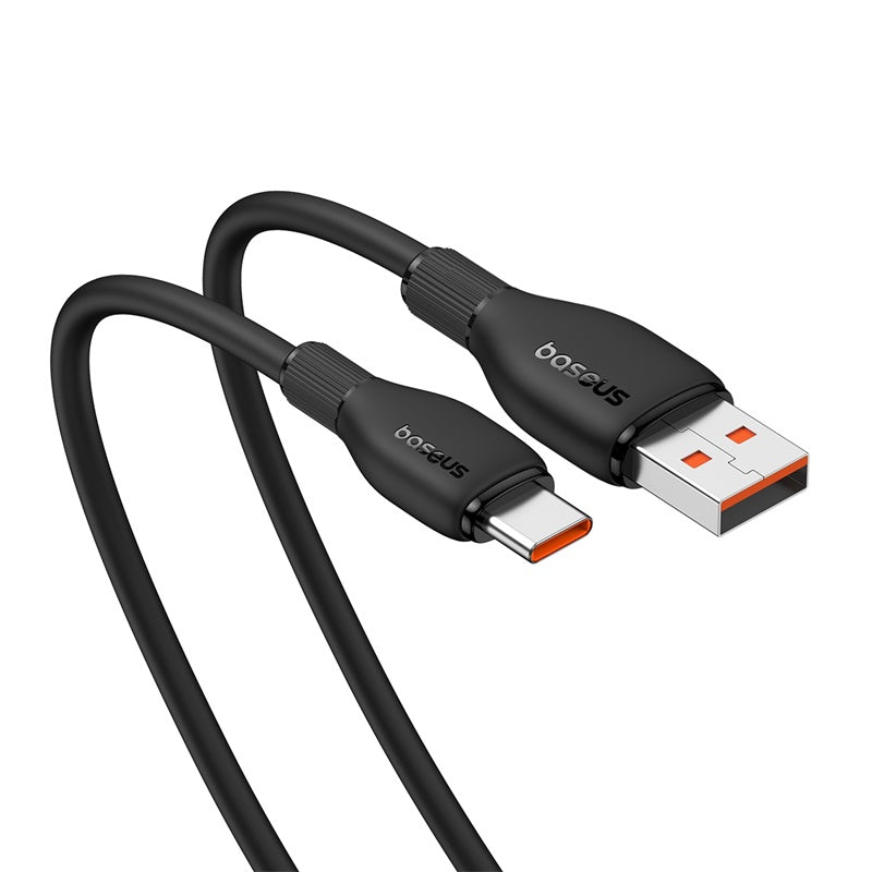 Baseus 100W USB to Type C Fast Charging Cable 1.2M (4ft) - PD Compatible, High-Speed Data Sync, Durable Nylon Braided - Perfect for iPhone 15/14/13, Samsung Galaxy, iPad, MacBook & More
