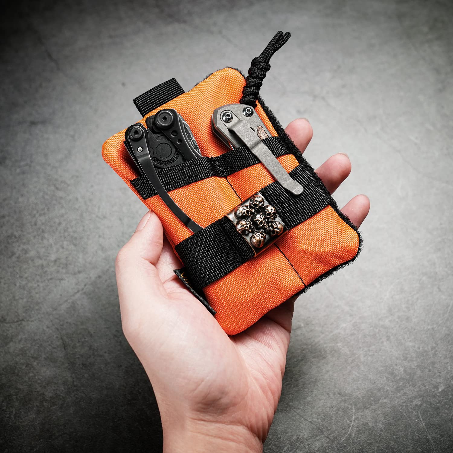 VIPERADE VE15 Small EDC Pouch - Compact Pocket Organizer with DIY Patches Area | Wallet for Cards & Small Tools | Perfect for Everyday Carry (EDC), Tactical Gear, and Outdoor Adventures
