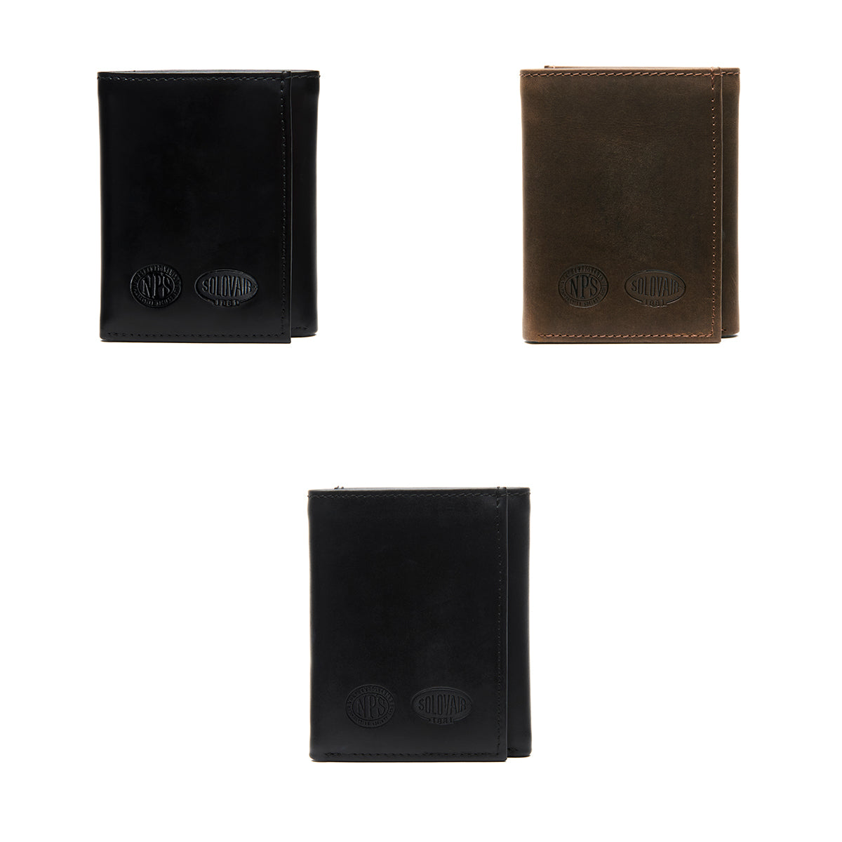Genuine Leather Tri-Fold Wallet for Men - RFID Blocking, Multiple Card Slots & ID Window - Perfect for Everyday Use, Travel & Business