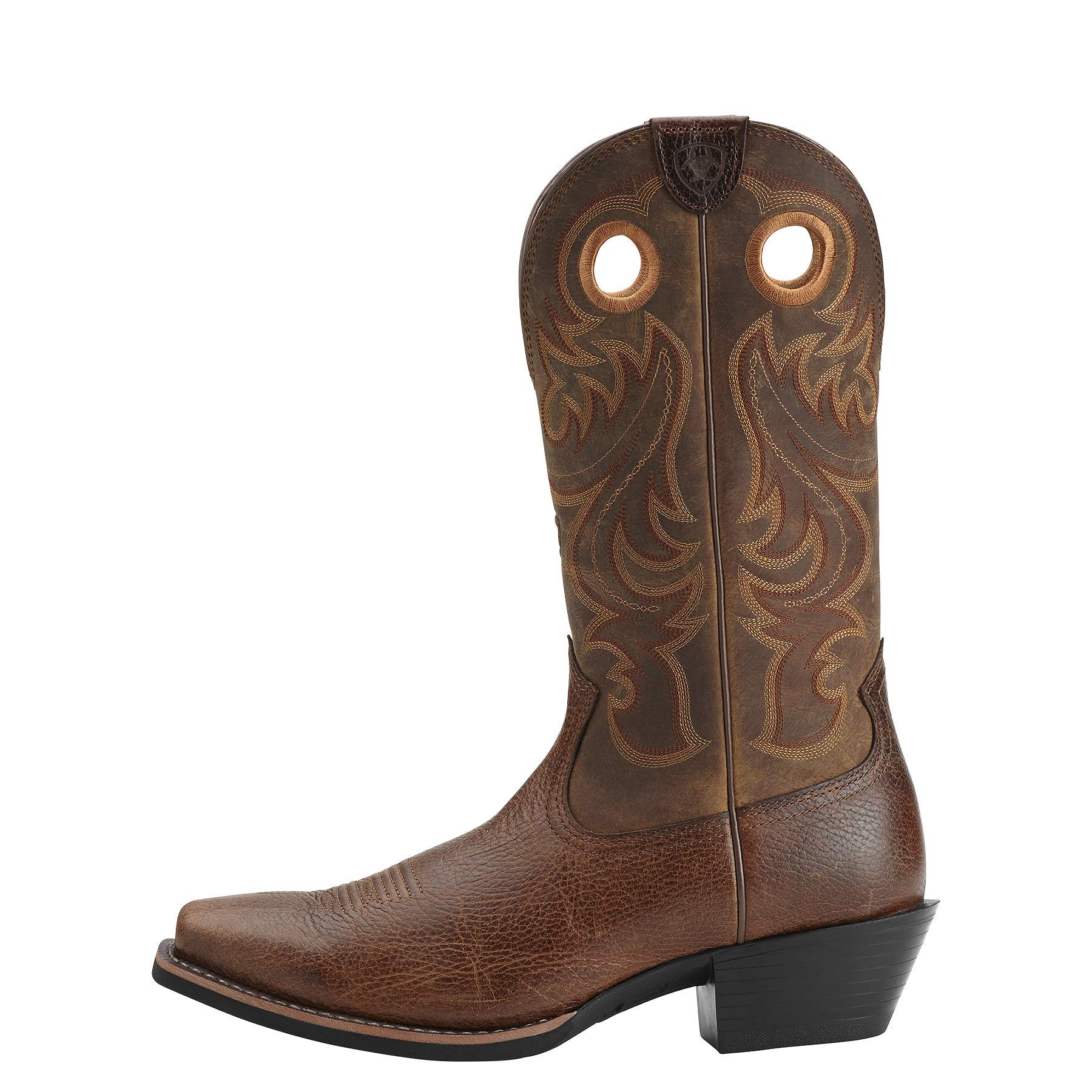 Ariat Men's Sport Square Toe Western Boot - Comfortable Cowboy Boots for Riding, Work & Casual Wear | Durable Leather & Slip-Resistant Sole