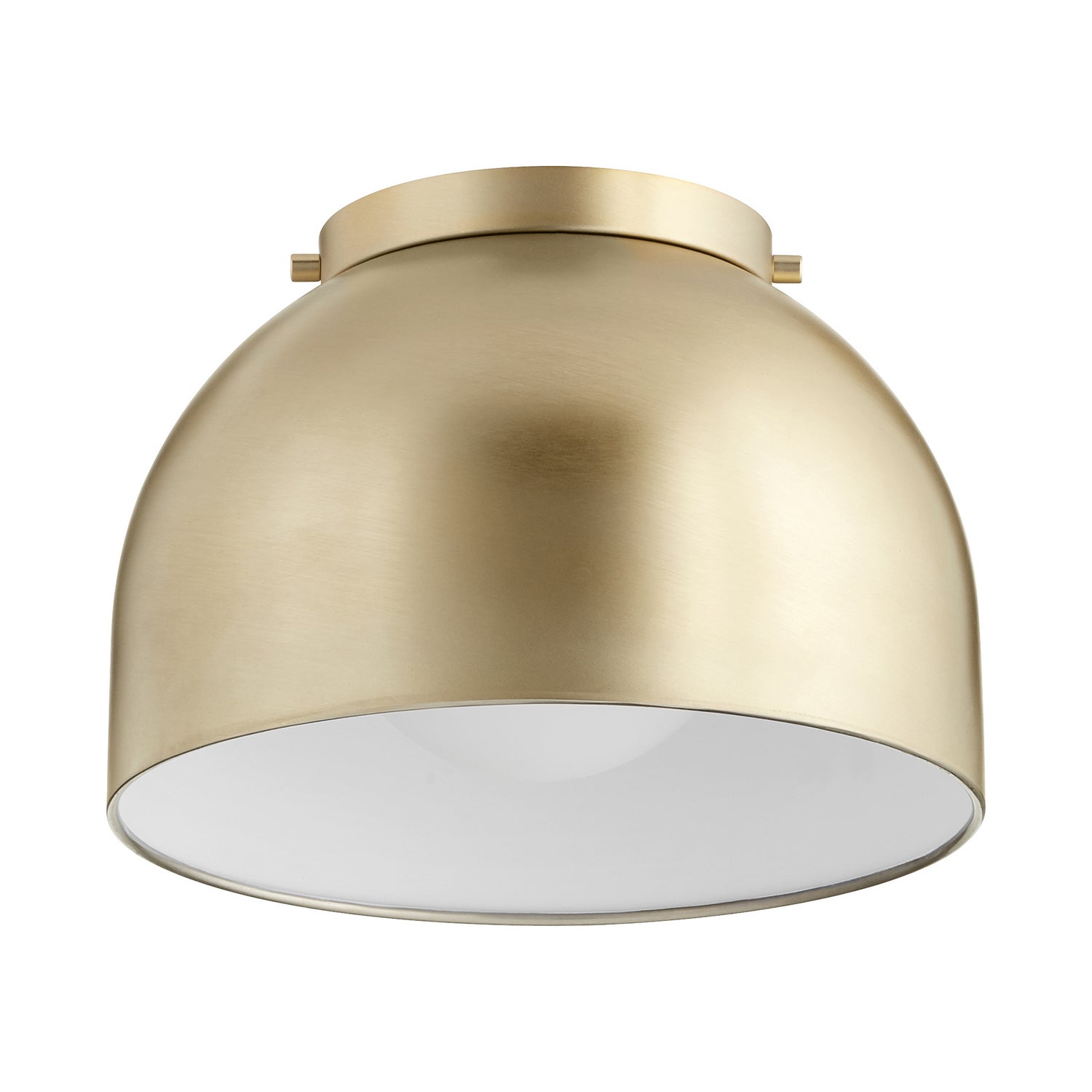 3004 Aged Brass Ceiling Light Fixture - Single Bulb Ceiling Mount for Living Room, Bedroom & Dining Room Lighting