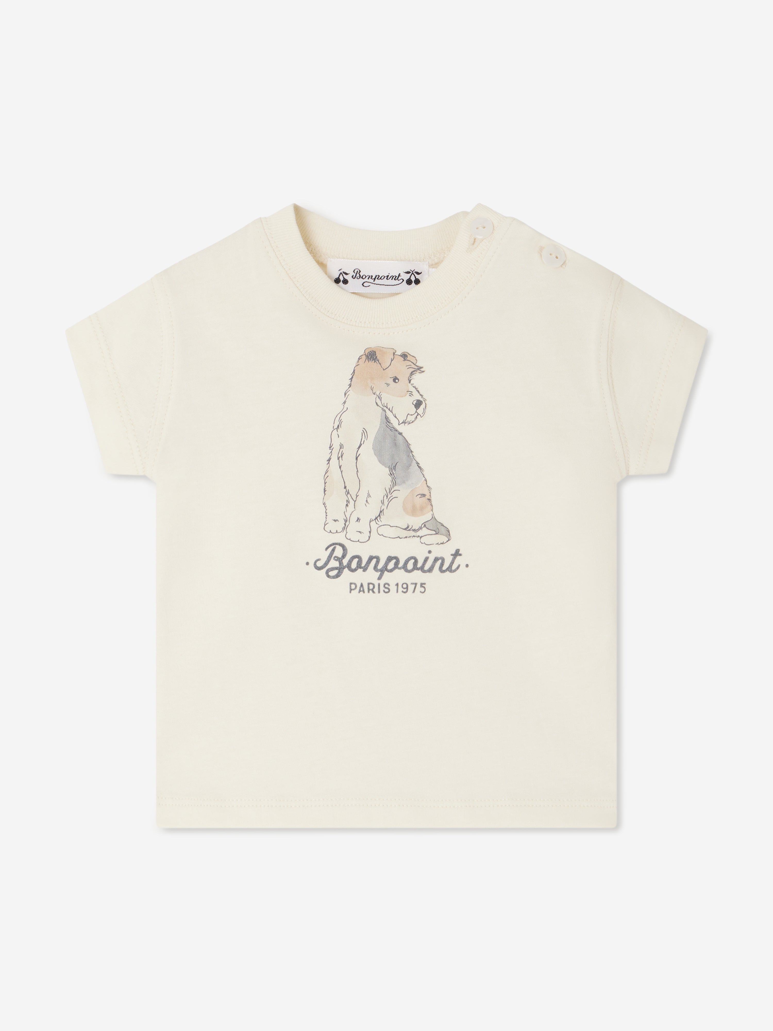 Baby Boys' Tom & Jerry Graphic T-Shirt in Ivory - Soft Cotton Tee for Toddlers, Playdates & Casual Outfits