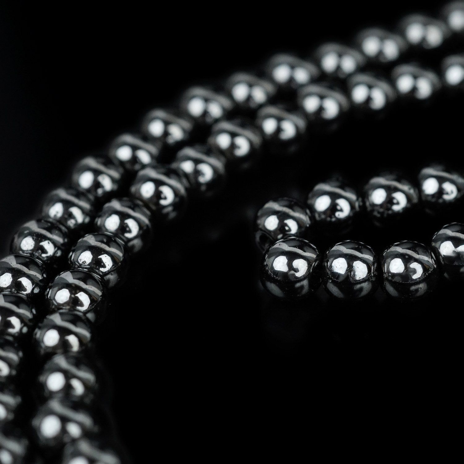 Premium Muslim Prayer Beads - 99 Hematite Stone Islamic Tasbih Rosary for Daily Dhikr & Spiritual Meditation | Perfect Gift for Eid, Ramadan & Islamic Occasions