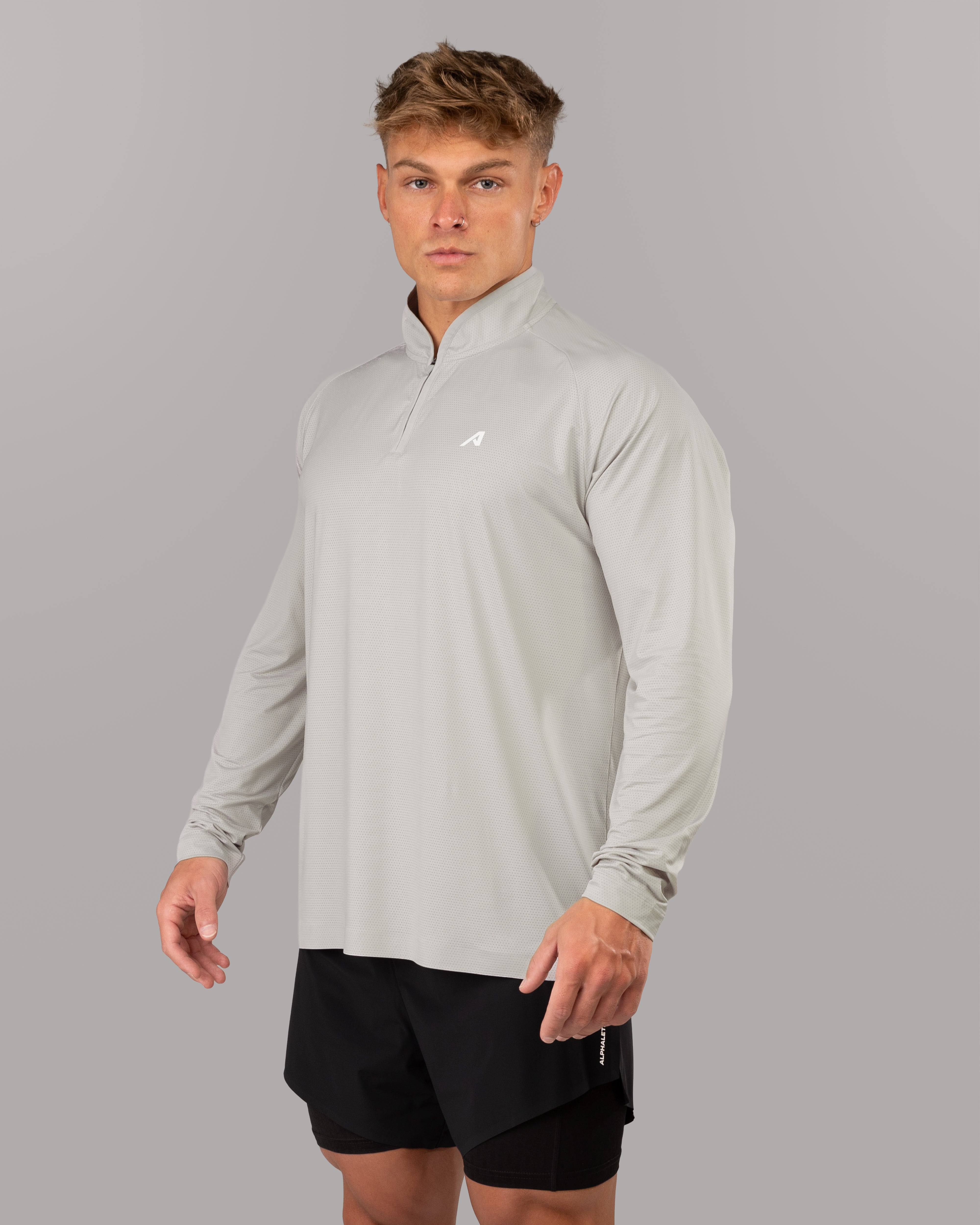 Men's Racer Quarter Zip Pullover - Lightweight Cloud Fleece for Running & Outdoor Activities | Comfortable Athletic Top for Jogging, Hiking & Casual Wear
