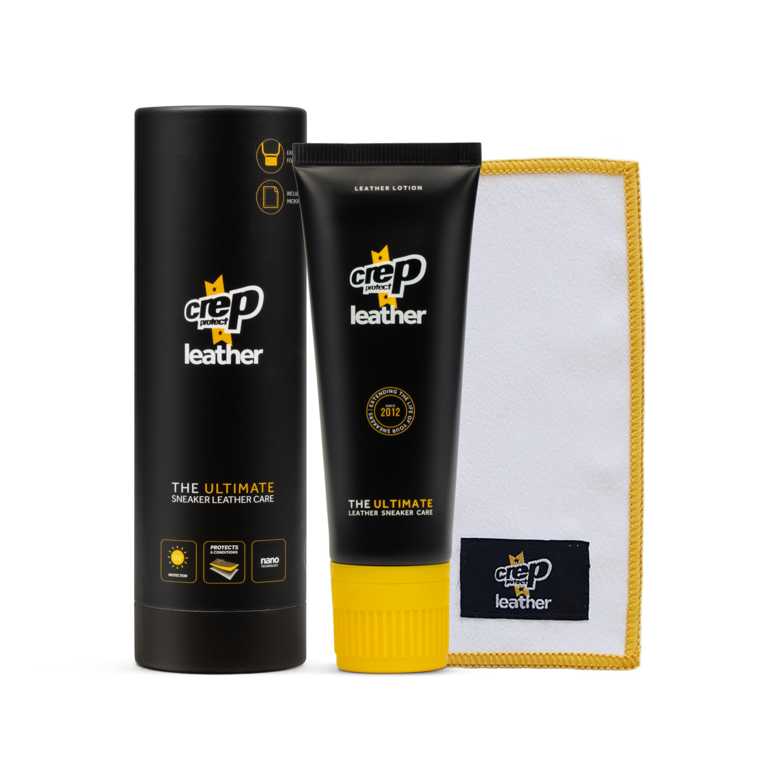 Crep Protect Leather Conditioner with UV Protection - Nourishing & Waterproof Shoe Care for Sneakers, Boots & Leather Goods | Repels Dust & Stains | Perfect for Daily Wear & Outdoor Activities